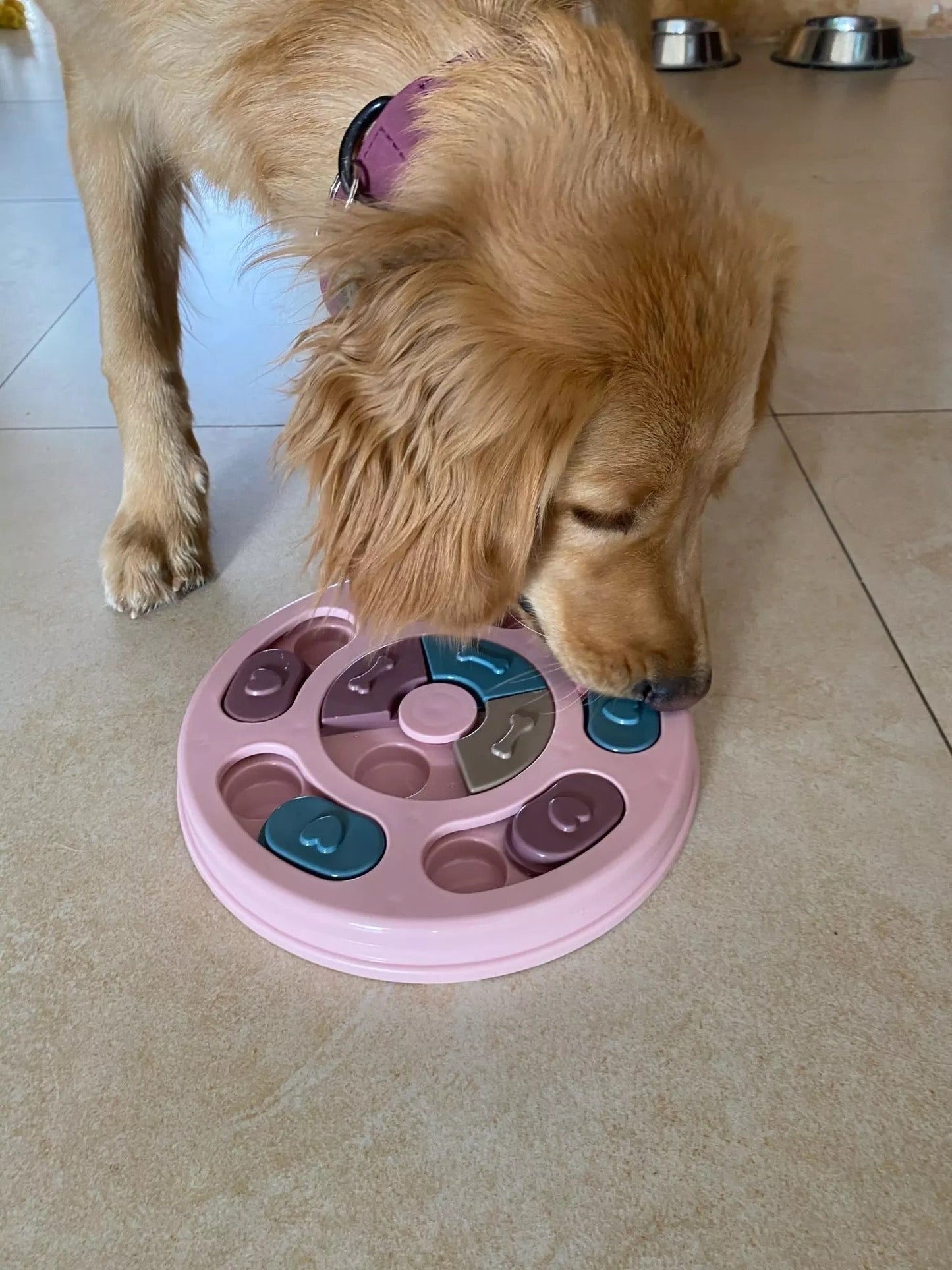 Interactive Treat Dispensing Puzzle Toy for Dogs