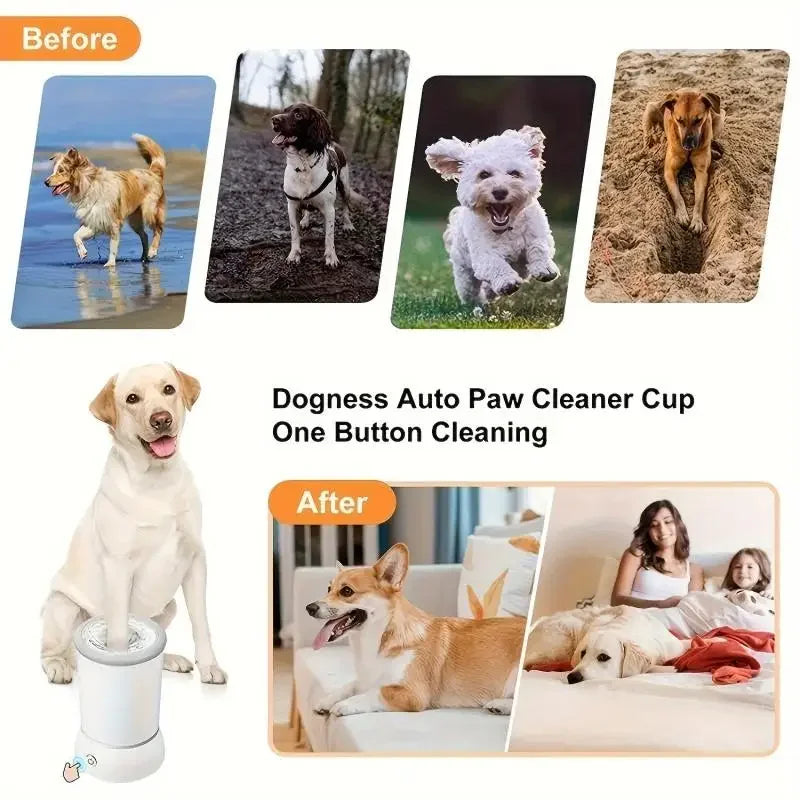Automatic Dog Paw Cleaner – Electric Pet Paw Washing Cup