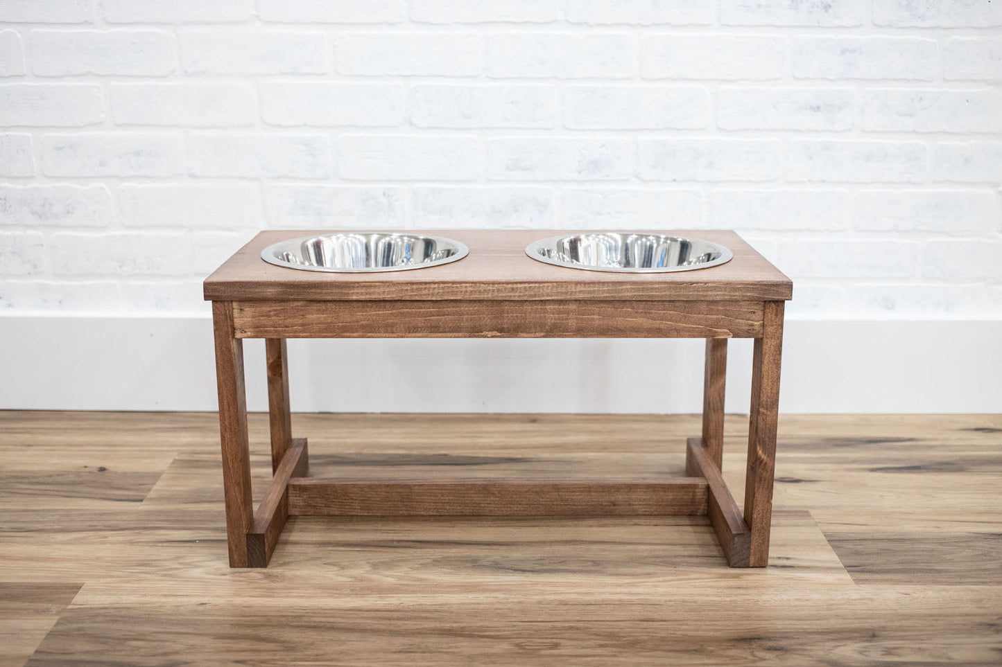 Handmade Elevated Pet Feeder – Solid Pine Wood