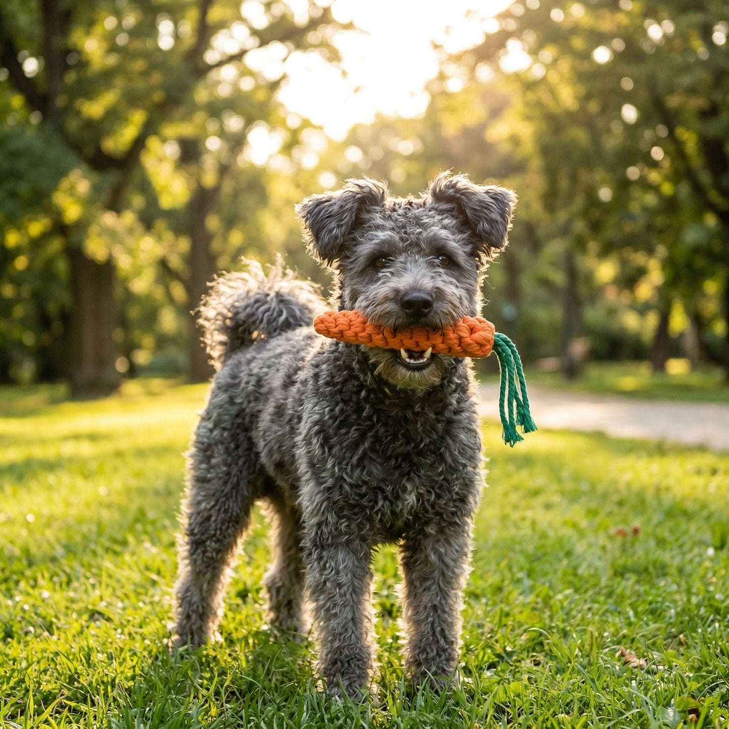 Palatable Carrot Rope Toys