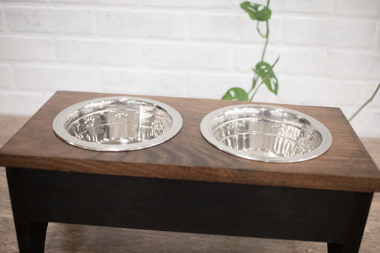 Handmade Elevated Pet Feeder – Solid Pine Wood | Customizable